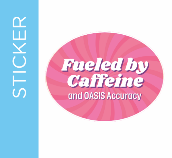 Fueled by Caffeine Sticker